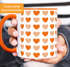 Kaffee-Tasse Herz-Muster Herzchen bunt Geschenk liebe Menschen Geburtstag Weihnachten Valentinstag Moonworks®preview