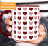 Kaffee-Tasse Herz-Muster Herzchen bunt Geschenk liebe Menschen Geburtstag Weihnachten Valentinstag Moonworks®preview
