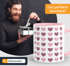 Kaffee-Tasse Herz-Muster Herzchen bunt Geschenk liebe Menschen Geburtstag Weihnachten Valentinstag Moonworks®preview