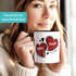 Kaffee-Tasse Herzen personalisiert anpassbare Namen Datum Liebe Geschenk Hochzeitstag Jahrestag SpecialMe®preview
