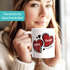 Kaffee-Tasse Herzen personalisiert anpassbare Namen Datum Liebe Geschenk Hochzeitstag Jahrestag SpecialMe®preview