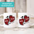 Kaffee-Tasse Herzen personalisiert anpassbare Namen Datum Liebe Geschenk Hochzeitstag Jahrestag SpecialMe®preview