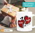 Kaffee-Tasse Herzen personalisiert anpassbare Namen Datum Liebe Geschenk Hochzeitstag Jahrestag SpecialMe®preview