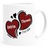 Kaffee-Tasse Herzen personalisiert anpassbare Namen Datum Liebe Geschenk Hochzeitstag Jahrestag SpecialMe®preview