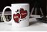 Kaffee-Tasse Herzen personalisiert anpassbare Namen Datum Liebe Geschenk Hochzeitstag Jahrestag SpecialMe®preview