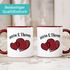 Kaffee-Tasse Herzen personalisiert anpassbare Namen Liebe Geschenk Valentinstag Jahrestag SpecialMe®preview