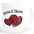 Kaffee-Tasse Herzen personalisiert anpassbare Namen Liebe Geschenk Valentinstag Jahrestag SpecialMe®preview