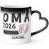 Kaffee-Tasse Herzhenkel {style_variation_string} 2026 loading Thermoeffekt Zaubertasse Geschenk-Tasse für werdende {style_variation_string} - Bekanntgabe Ankündigung Schwangerschaft Geburt Baby MoonWorks®preview