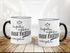 Kaffee-Tasse Hinfallen, aufstehen, Krone richten, weitergehen Spruch Farbkante MoonWorks®preview