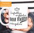 Kaffee-Tasse Hinfallen, aufstehen, Krone richten, weitergehen Spruch-Tasse einfarbig MoonWorks®preview