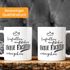Kaffee-Tasse Hinfallen, aufstehen, Krone richten, weitergehen Spruch-Tasse einfarbig MoonWorks®preview