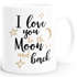 Kaffee-Tasse I love you to the moon and back Geschenktasse Liebe Partnerschaft MoonWorks®preview