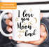 Kaffee-Tasse I love you to the moon and back Geschenktasse Liebe Partnerschaft MoonWorks®preview