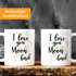 Kaffee-Tasse I love you to the moon and back Geschenktasse Liebe Partnerschaft MoonWorks®preview