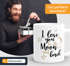 Kaffee-Tasse I love you to the moon and back Geschenktasse Liebe Partnerschaft MoonWorks®preview