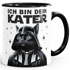 Kaffee-Tasse Ich bin dein Kater Wortspiel Filmzitat Parodie Geschenke für Papa zum Vatertag MoonWorks®preview