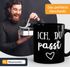 Kaffee-Tasse Ich du passt Geschenk Liebe Valentinstag Freund Freundin MoonWorks®preview