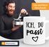 Kaffee-Tasse Ich du passt Geschenk Liebe Valentinstag Freund Freundin MoonWorks®preview