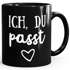 Kaffee-Tasse Ich du passt Geschenk Liebe Valentinstag Freund Freundin MoonWorks®preview