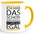 Kaffee-Tasse Ich hab das schon verstanden ist mir nur egal Spruch Tasse mit Innenfarbe MoonWorks®preview