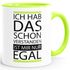 Kaffee-Tasse Ich hab das schon verstanden ist mir nur egal Spruch Tasse mit Innenfarbe MoonWorks®preview