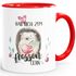 Kaffee-Tasse Ich hab dich zum fressen gern Watercolor Igel Liebe Spruch Geschenk Love Quote MoonWorks®preview