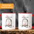Kaffee-Tasse Ich hab dich zum fressen gern Watercolor Igel Liebe Spruch Geschenk Love Quote MoonWorks®preview
