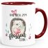 Kaffee-Tasse Ich hab dich zum fressen gern Watercolor Igel Liebe Spruch Geschenk Love Quote MoonWorks®preview
