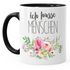 Kaffee-Tasse Ich hasse Menschen Tassen Blumen Blumenranke Bordüre Blüten blumig lustige Büro-Tasse MoonWorks®preview