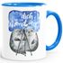 Kaffee-Tasse Ich liebe dich bis zum Mond und wieder zurück Liebe Spruch Geschenk Seehunde Robben Sterne MoonWorks®preview