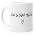 Kaffee-Tasse Ich liebe Dich I love You Liebe Love Geschenk Tasse MoonWorks®preview