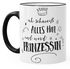 Kaffee-Tasse Ich schmeiß alles hin und werd Prinzessin Spruch MoonWorks®preview