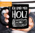 Kaffee-Tasse Ich und mein Holz Holzi einfarbig MoonWorks®preview