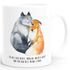 Kaffee-Tasse Ich will dich heute morgen nächste Woche Fuchs Geschenk Liebe Spruch verliebt Freund Freundin MoonWorks®preview