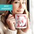 Kaffee-Tasse Initiale Monogramm personalisiert mit Namen Blumen Blüten Rosen persönliche Geschenke Frauen SpecialMe®preview