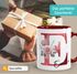 Kaffee-Tasse Initiale Monogramm personalisiert mit Namen Blumen Blüten Rosen persönliche Geschenke Frauen SpecialMe®preview