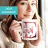 Kaffee-Tasse Initiale Monogramm personalisiert mit Namen Blumen Blüten Rosen persönliche Geschenke Frauen SpecialMe®preview