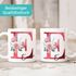 Kaffee-Tasse Initiale Monogramm personalisiert mit Namen Blumen Blüten Rosen persönliche Geschenke Frauen SpecialMe®preview