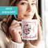 Kaffee-Tasse Initiale Monogramm personalisiert mit Namen Blumen Blüten Rosen persönliche Geschenke SpecialMe®preview