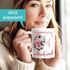 Kaffee-Tasse Initiale Monogramm personalisiert mit Namen Blumen Blüten Rosen persönliche Geschenke SpecialMe®preview