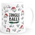 Kaffee-Tasse Jingle Balls Penis Muster Weihnachten Pimmel mit Weihnachtsmütze Bürotasse lustige Geschenke MoonWorks®preview