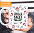 Kaffee-Tasse Jingle Balls Penis Muster Weihnachten Pimmel mit Weihnachtsmütze Bürotasse lustige Geschenke MoonWorks®preview