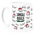 Kaffee-Tasse Jingle Bells Brüste Muster Weihnachten Titten mit Weihnachtsmütze Bürotasse lustige Geschenke MoonWorks®preview