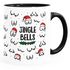 Kaffee-Tasse Jingle Bells Brüste Muster Weihnachten Titten mit Weihnachtsmütze Bürotasse lustige Geschenke MoonWorks®preview