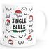 Kaffee-Tasse Jingle Bells Brüste Muster Weihnachten Titten mit Weihnachtsmütze Bürotasse lustige Geschenke MoonWorks®preview