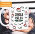 Kaffee-Tasse Jingle Bells Brüste Muster Weihnachten Titten mit Weihnachtsmütze Bürotasse lustige Geschenke MoonWorks®preview