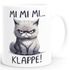 Kaffee-Tasse Katze mit Anti Motivation Spruch Morgen Montag Mimimi Bürotasse Geschenk Kollegen MoonWorks®preview