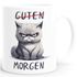 Kaffee-Tasse Katze mit Anti Motivation Spruch Morgen Montag Mimimi Bürotasse Geschenk Kollegen MoonWorks®preview