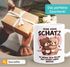 Kaffee-Tasse Keine Sorge Schatz Herz personalisierbares Motiv Liebes-Geschenk Mann Frau Paar SpecialMe®preview
