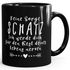 Kaffee-Tasse Keine Sorge Schatz, ich werde dich für den Rest deines Lebens nerven Spruch Geschenk Valentinstag Partner Liebe MoonWorks®preview